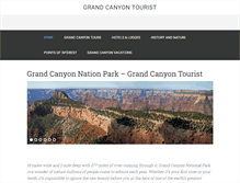Tablet Screenshot of grandcanyontourist.com